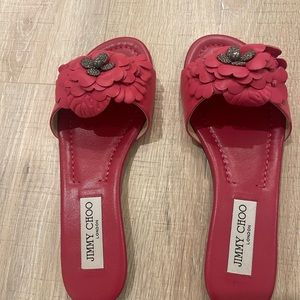 Jimmy Choo Neave flat  Dahlia size 6.5